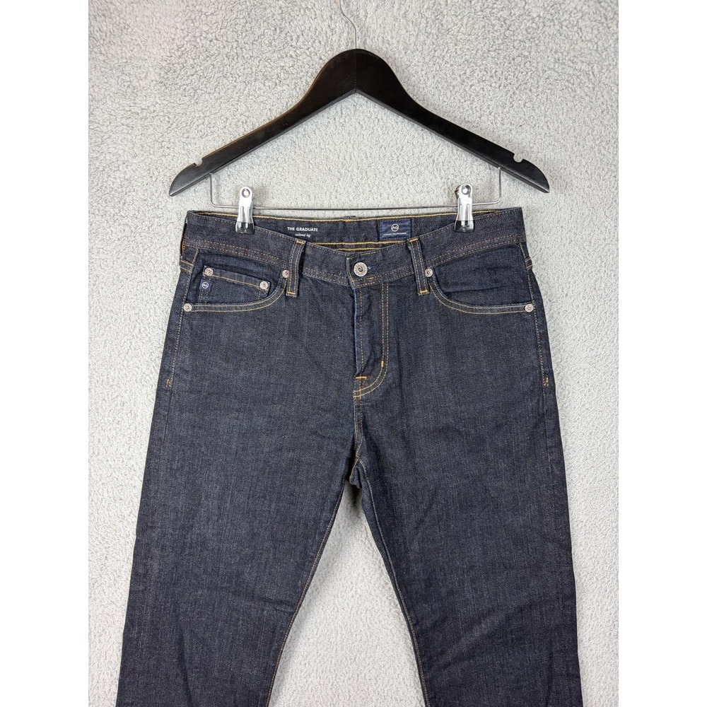 AG Adriano Goldschmied Graduate Jeans Mens 30x32 Blue Slim Tapered Stretch Denim